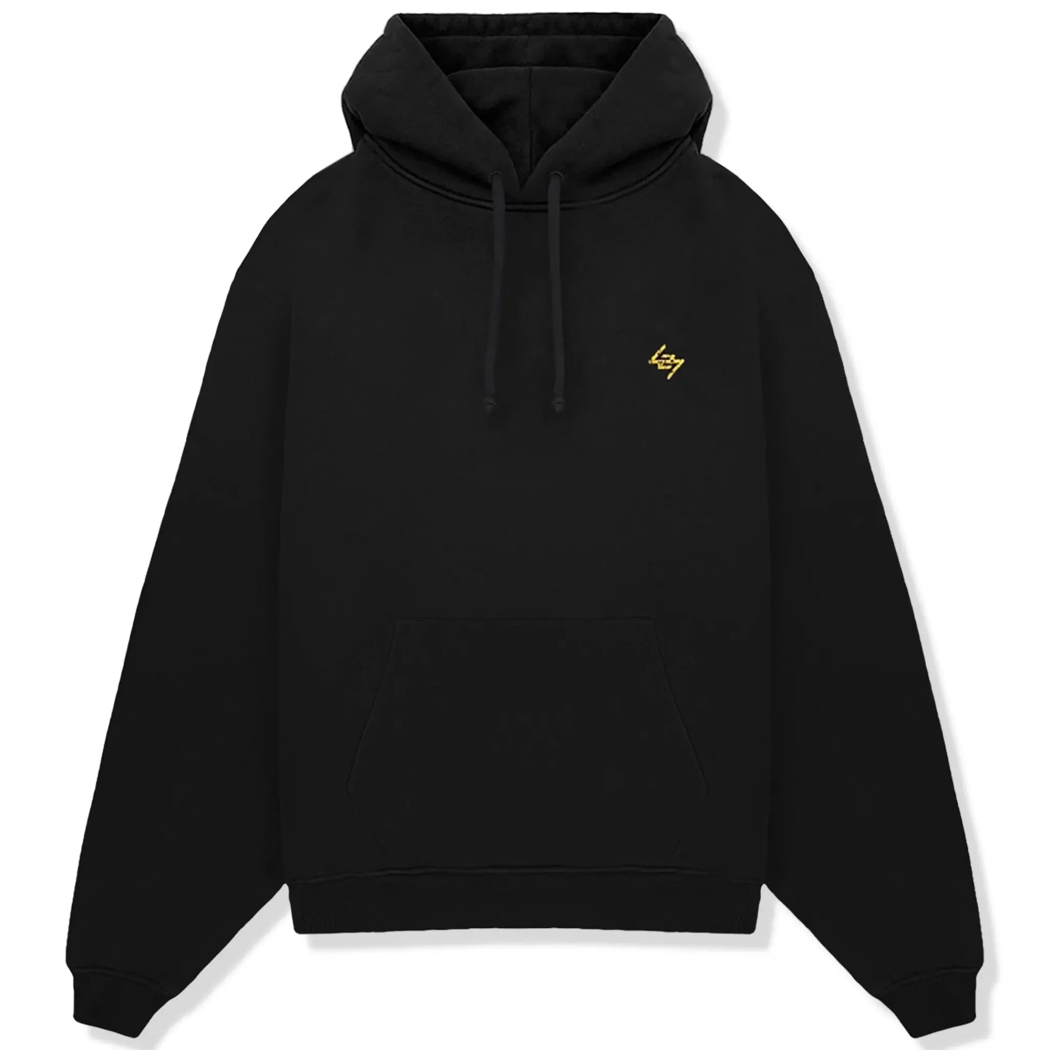 Represent 247 On His Shoulders Boxy Off Black Hoodie< Sweatshirts & Hoodies