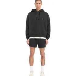 Represent 247 On His Shoulders Boxy Off Black Hoodie< Sweatshirts & Hoodies