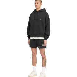 Represent 247 On His Shoulders Boxy Off Black Hoodie< Sweatshirts & Hoodies
