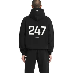 Represent 247 Oversized Jet Black Hoodie< Sweatshirts & Hoodies