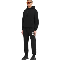 Represent 247 Oversized Jet Black Hoodie< Sweatshirts & Hoodies