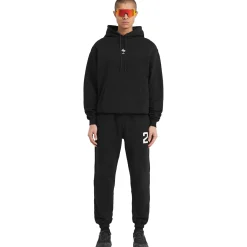 Represent 247 Oversized Jet Black Hoodie< Sweatshirts & Hoodies