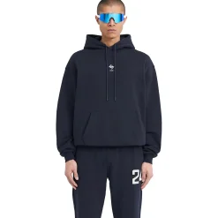 Represent 247 Oversized Navy Blue Hoodie< Sweatshirts & Hoodies