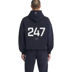 Represent 247 Oversized Navy Blue Hoodie< Sweatshirts & Hoodies
