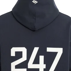 Represent 247 Oversized Navy Blue Hoodie< Sweatshirts & Hoodies