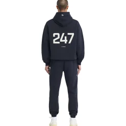Represent 247 Oversized Navy Blue Hoodie< Sweatshirts & Hoodies