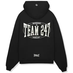 Represent 247 X Everlast Training Camp Boxy Off Black Hoodie< Sweatshirts & Hoodies