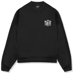 Represent 247 X Everlast Training Camp Boxy Off Black Sweatshirt< Sweatshirts & Hoodies