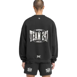 Represent 247 X Everlast Training Camp Boxy Off Black Sweatshirt< Sweatshirts & Hoodies
