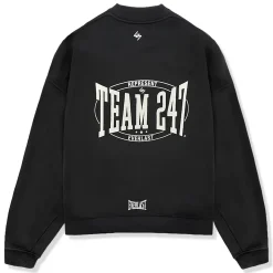 Represent 247 X Everlast Training Camp Boxy Off Black Sweatshirt< Sweatshirts & Hoodies