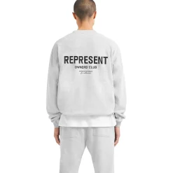 Represent Owners Club Ash Grey Sweatshirt< Sweatshirts & Hoodies