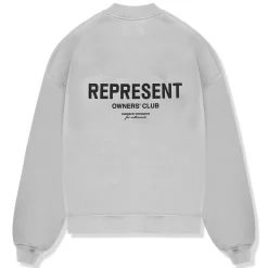 Represent Owners Club Ash Grey Sweatshirt< Sweatshirts & Hoodies