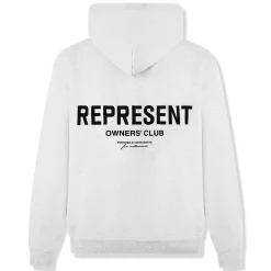 Represent Owners Club Ash Grey Hoodie< Sweatshirts & Hoodies