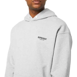 Represent Owners Club Ash Grey Hoodie< Sweatshirts & Hoodies