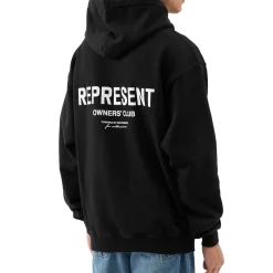 Represent Owners Club Black Hoodie< Sweatshirts & Hoodies