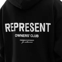 Represent Owners Club Black Hoodie< Sweatshirts & Hoodies