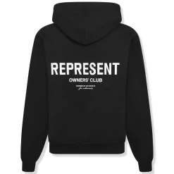 Represent Owners Club Black Hoodie< Sweatshirts & Hoodies