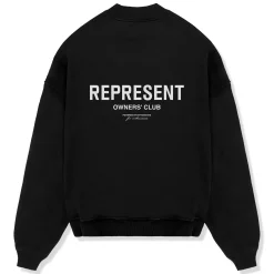 Represent Owners Club Black Sweatshirt< Sweatshirts & Hoodies