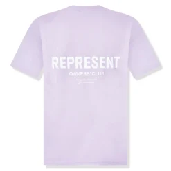 Represent Owners Club Lilac T Shirt< T-shirts