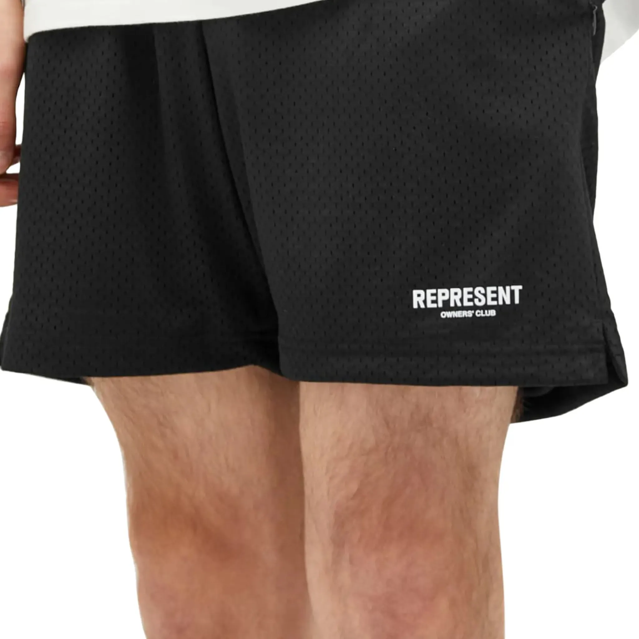 Represent Owners Club Mesh Black Shorts< Activewear|Shorts