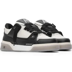 Represent Studio Black Vintage White Sneakers< Black Trainers|Trainers