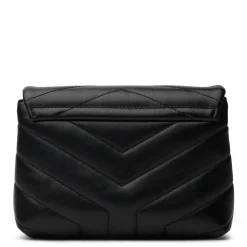 Saint Laurent LouLou Toy Quilted "Y" Leather Black Shoulder Strap Bag< Bags