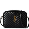 Saint Laurent Quilted Leather Lou Black Camera Bag< Bags