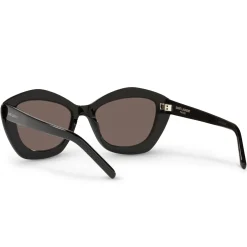 Saint Laurent SL 68 001 Cat Eye Black Sunglasses< Sunglasses