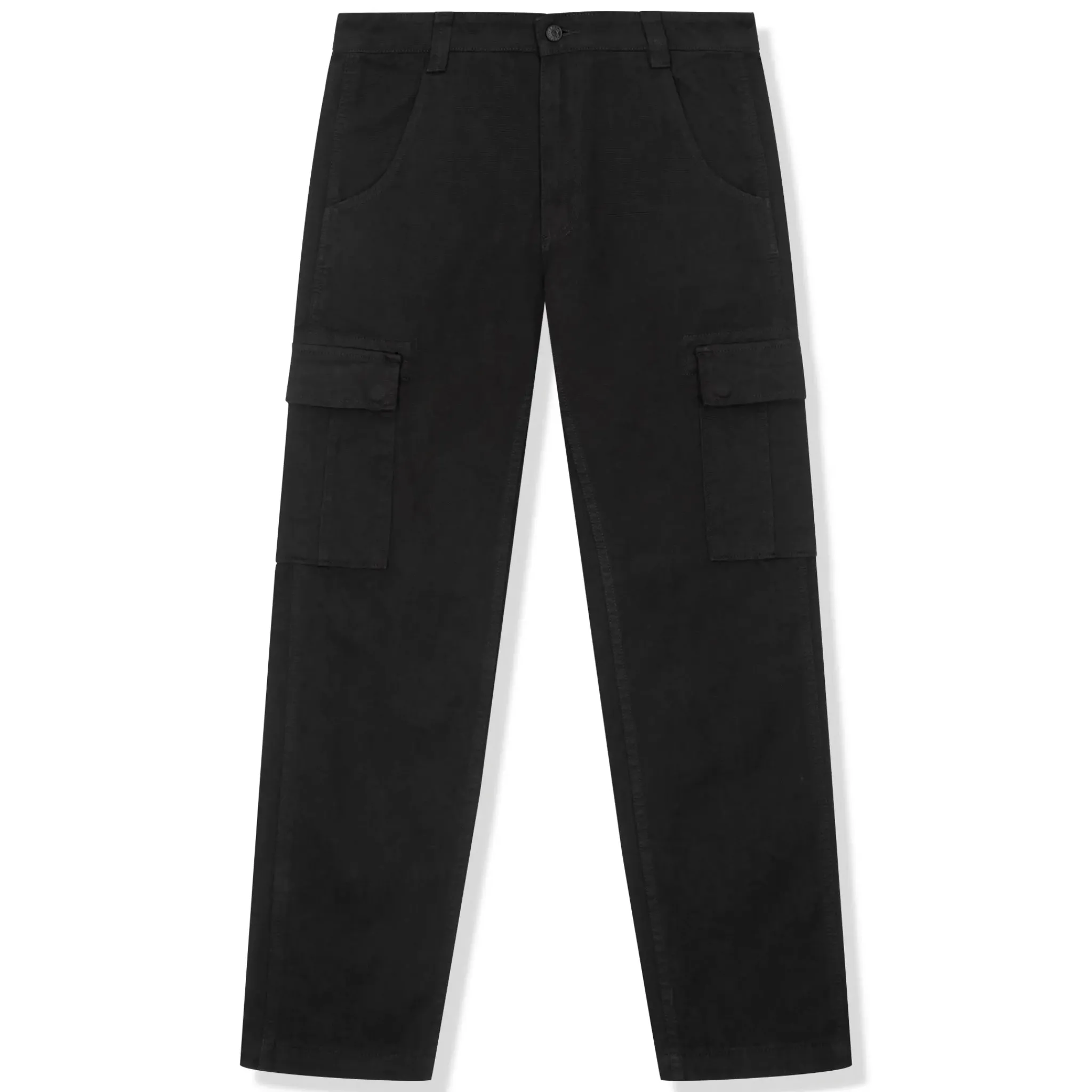 SIARR Black Denim Cargo Pants< Cargo Pants|Bottoms