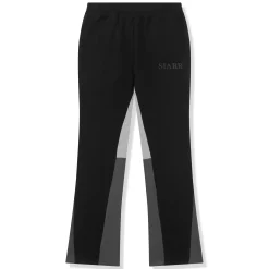 SIARR Black Flared Joggers< Bottoms|Sweatpants