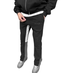 SIARR Black Flared Joggers< Bottoms|Sweatpants