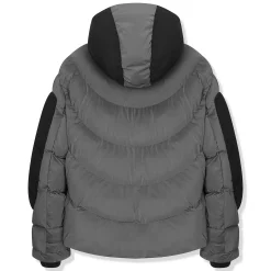 SIARR Black Grey Puffer Ski Jacket< Coats & Jackets
