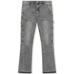 SIARR Carpenter Jeans Light Grey< Flared Jeans|Jeans