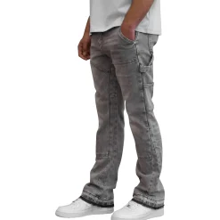 SIARR Carpenter Jeans Light Grey< Flared Jeans|Jeans