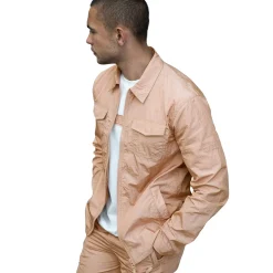 SIARR Crinkle Pink Overshirt< Matching Sets|Coats & Jackets