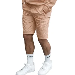 SIARR Crinkle Pink Shorts< Shorts|Matching Sets