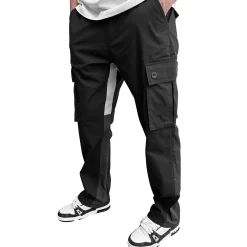 SIARR Flared Black Cargo Pants< Cargo Pants|Flared Jeans