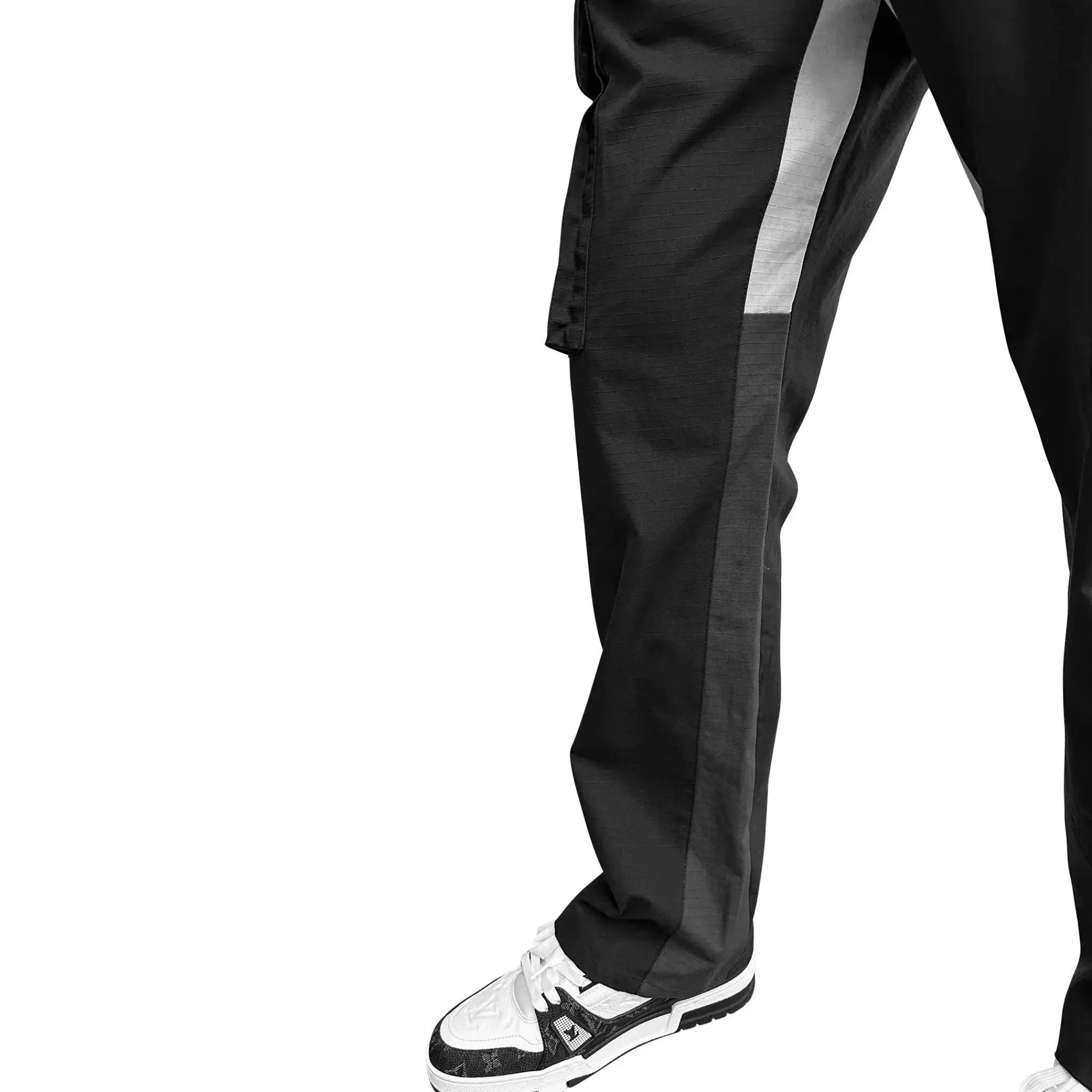 SIARR Flared Black Cargo Pants< Cargo Pants|Flared Jeans