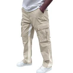 SIARR Flared Cream Cargo Pants< Cargo Pants|Flared Jeans