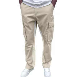SIARR Flared Cream Cargo Pants< Cargo Pants|Flared Jeans