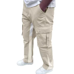 SIARR Flared Cream Cargo Pants< Cargo Pants|Flared Jeans