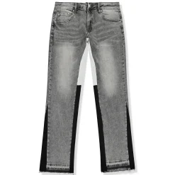 SIARR Flared Jeans Light Grey< Jeans|Bottoms