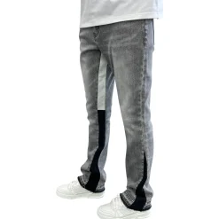 SIARR Flared Jeans Light Grey< Jeans|Bottoms