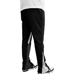 SIARR Flared Joggers Black Paint< Bottoms|Sweatpants