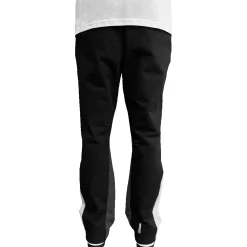 SIARR Flared Joggers Black Paint< Bottoms|Sweatpants