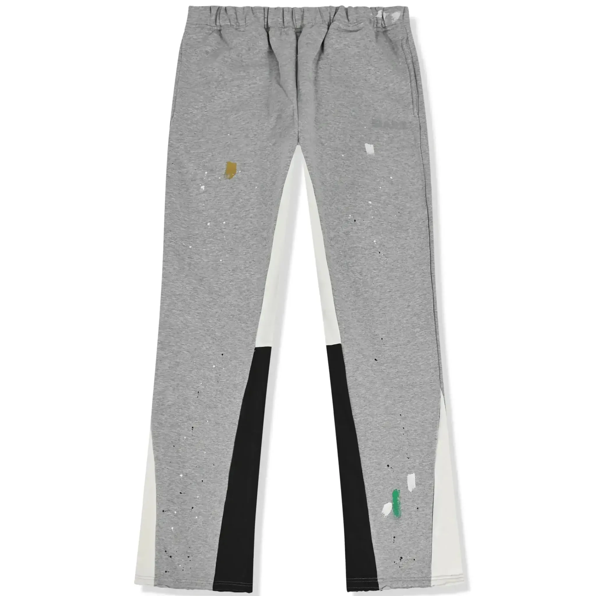 SIARR Flared Joggers Grey Paint< Bottoms|Sweatpants
