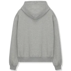 SIARR Light Grey Zip-Up Hoodie< Matching Sets|Sweatshirts & Hoodies