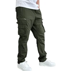 SIARR Military Dark Green Cargo Pants< Flared Jeans|Jeans