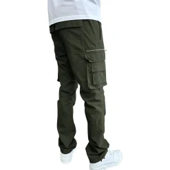 SIARR Military Dark Green Cargo Pants< Flared Jeans|Jeans