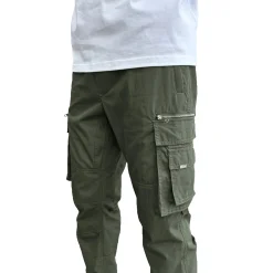 SIARR Military Dark Green Cargo Pants< Flared Jeans|Jeans